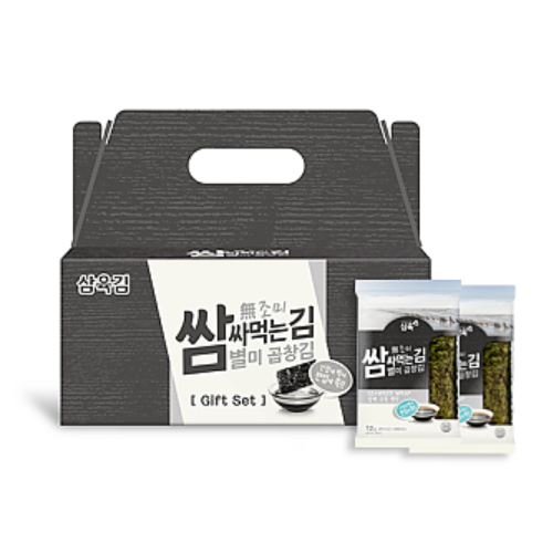[할인] 삼육 쌈싸먹는김 선물세트 7.2gX10봉(박스)