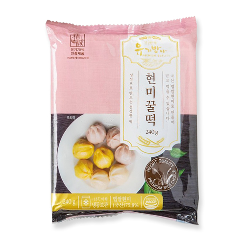 [알뜰할인] [냉동] 현미꿀떡 240g