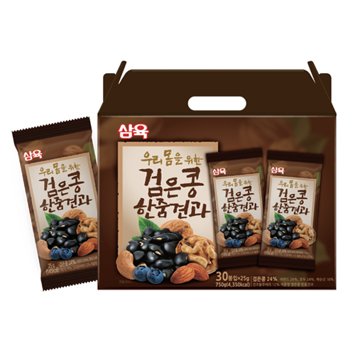 [특가할인]검은콩한줌견과 25gX30봉