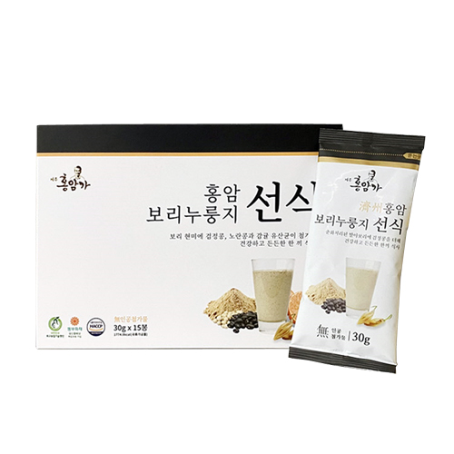 홍암 보리누룽지선식 30g x 15포 (박스)
